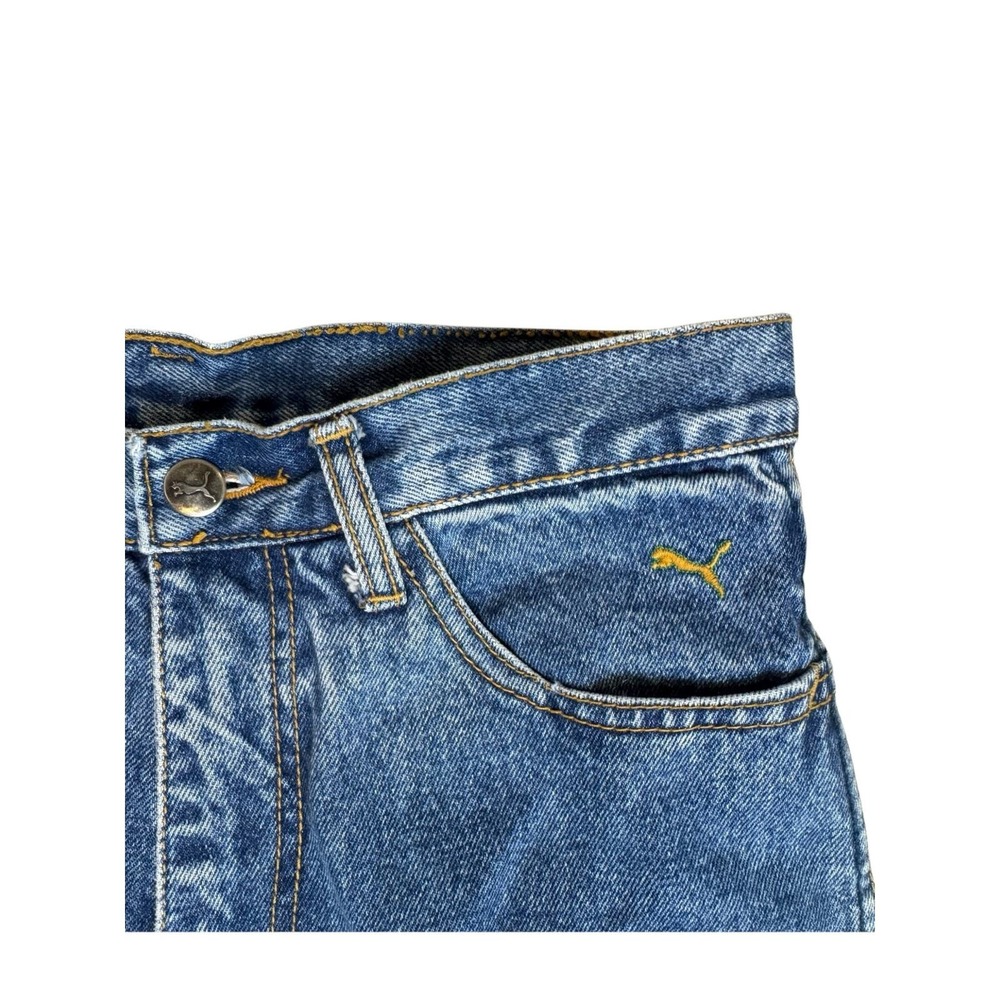 🔥Vintage Y2K Puma Mom Jeans High Rise Dark Wash‎ Size 29 - Picture 4 of 9